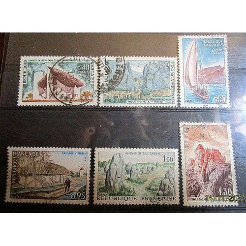 1965. F1435;F1436;F1437;F1439;F1440;F1441: Série Touristique.