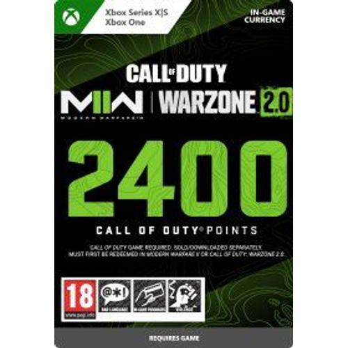 Call Of Duty Points- 2,400 (Extension/Dlc) - Jeu En Téléchargement