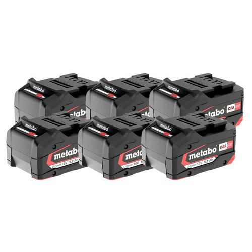 Power pack Set 6 batteries Li-Power 18V Li-Ion 5,2 Ah - METABO 625152000