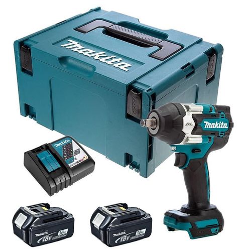 Boulonneuse à chocs 18V LXT 700 Nm 1/2" (2x3,0 Ah) en MAKPAC - MAKITA DTW700RFJ