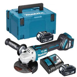 Meuleuse d'angle 18V LXT Ø125mm (2x3,0 Ah) en MAKPAC - MAKITA DGA513RFJ