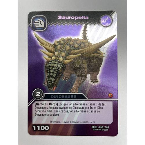 Carte Dinosaur King Sauropelta 050/160