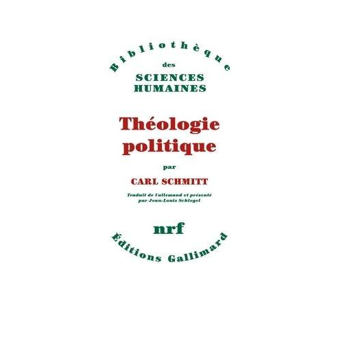 Théologie Politique - 1922, 1969