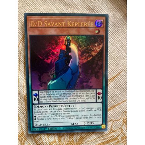 Yu Gi Oh Mama Fr053 D/D Savant Keplerée Ultra Rare