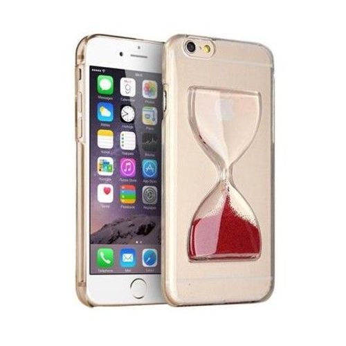 Coque Crystal Silicone Moxie Tpu ?? Sablier Liquide ?? Iphone 6 6s ?? Rouge