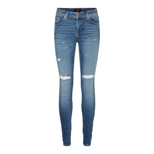Vero Moda - Jeans Slim - Bleu