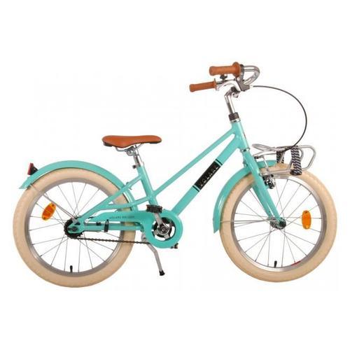 Vélo Enfant Volare Melody - Filles - 18 Pouces - Turquoise - Prime Collection