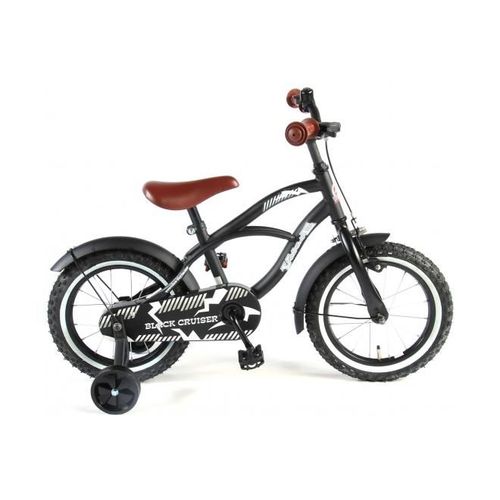 Vélo Pour Enfants Volare Black Cruiser - Garçon - 14 Pouces - Noir - 95% Assemblé