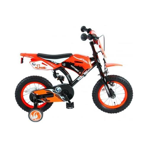 Vélo Pour Enfants Volare Motorbike - Garçon - 12 Pouces - Orange - 95% Assemblé