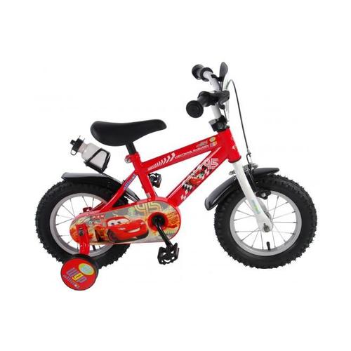 Vélo Pour Enfants Disney Cars - Garçon - 12 Pouces - Rouge