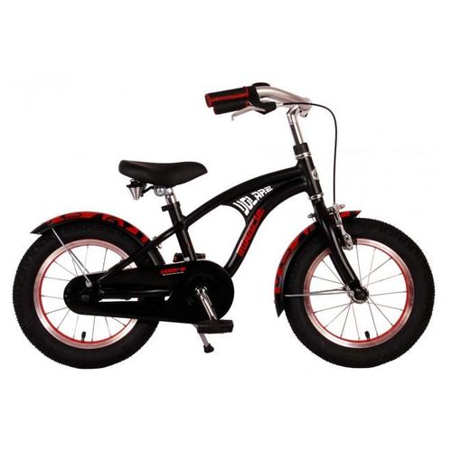 Vélo Pour Enfants Volare Miracle Cruiser - Garçon - 14 Pouces - Noir Mat - Prime Collection