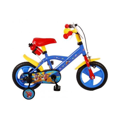 Vélo Pour Enfants Disney Mickey - 12 Pouces - Rouge/Bleu - Pignon Fixe