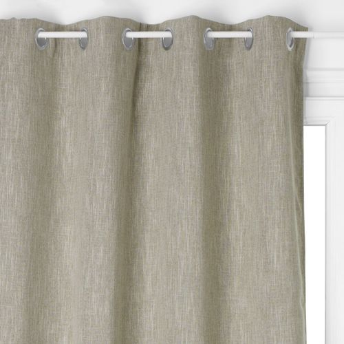 Rideau Occultant Lea - 140 X 260 Cm - Gris Clair