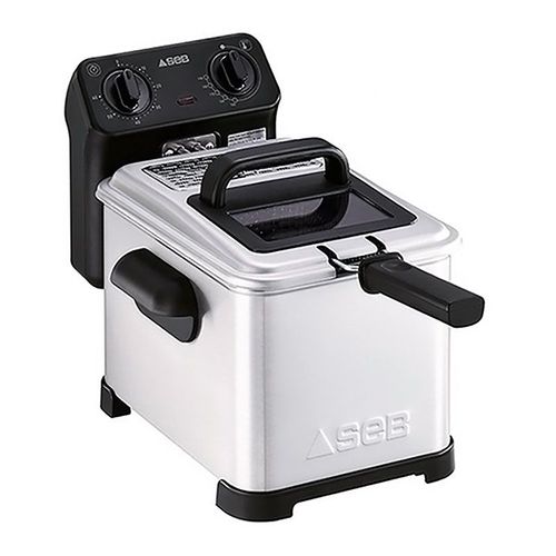 seb - friteuse 4l 2400w inox/noir - fr506d00