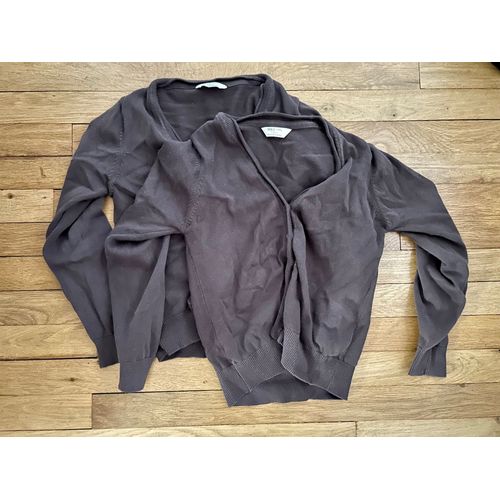 Lot De 2 Gilets Filles 100 % Coton, Parfaits Pour L¿École (M&s)