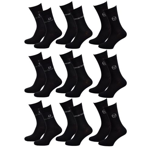 Chaussettes Homme Ville Sergio Tacchini Pack De 9 Paires 0687 Noir