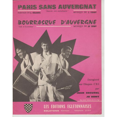 Paris Sans Auvergnat / Bourrasque D'auvergne