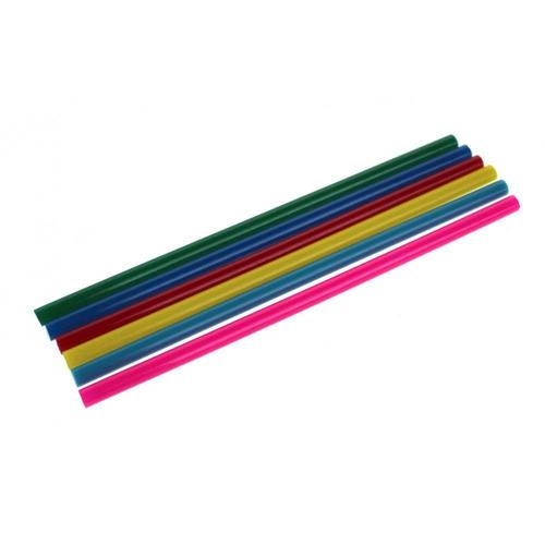 6 Bâtons Tube de Colle Thermofusible Multicolores Colorés pour Pistolet 18cm x 7mm