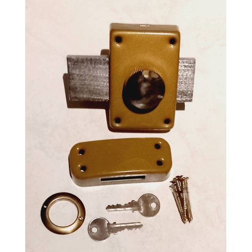 Verrou de sécurité porte -cylindre 40mm -2 clefs