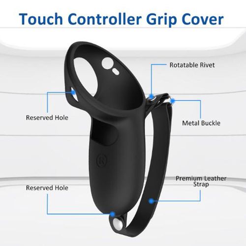 Housse De Poignée De Protection En Silicone Accessoires Vr Pour Oculus Quest Pro - Noir