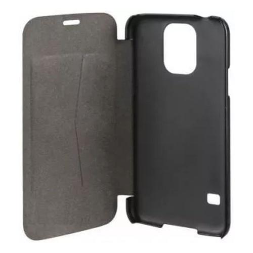 Etui Folio Xqisit Galaxy S5 Noir Avec Rabat Latéral