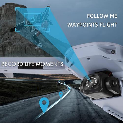 Drone Nmy Drone GPS Avec Caméra 4k HD, Transmission En Direct 5G WiFi, 40  Minutes De Vol Avec 2 Batteries, Drone Télécommandé Avec Moteur Brushless,  Plusieurs