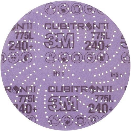 Disques à support film multitrous 3M Xtract Cubitron II 775L - diam 152 mm - grain 240+ 3M