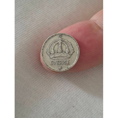 Monnaie 10 Ore Suède 1950 Argent