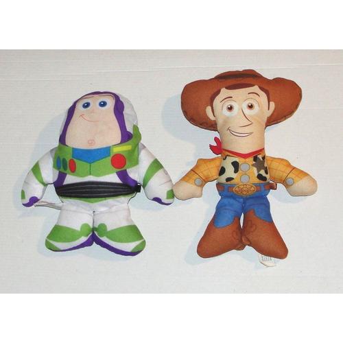 Toy Story Peluche Woody Et Buzz Sonore Mattel 17 Et 20 Cm