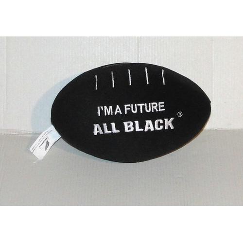 Peluche Ballon Rugby I M A Future All Black 16 Cm