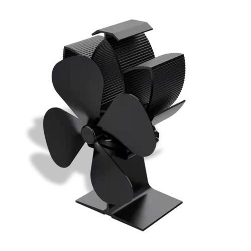Noir - Ventilateur de toit de cheminée électrique silencieux, accessoires pour la combustion de bûches et de bois
