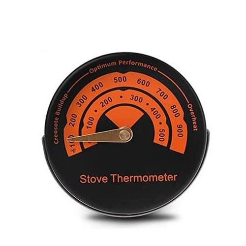 Thermomètre de ventilateur - Ventilateur de poêle thermique à 6 pales, Mini cheminée, brûleur de bûches, éco, silencieux, Distribution de chaleur efficace
