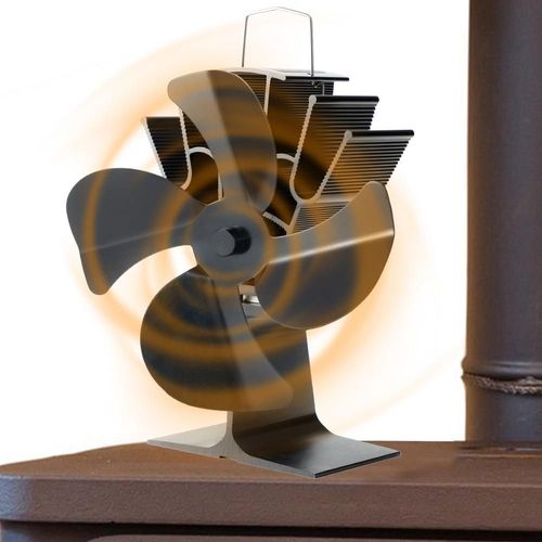 Ventilateur thermoélectrique avec Protection contre la surchauffe, accessoires pour poêle à bois, fonctionnement silencieux, circulation