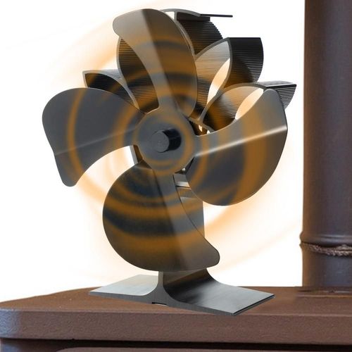 Ventilateur thermoélectrique avec Protection contre la surchauffe, accessoires pour poêle à bois, fonctionnement silencieux, circulation