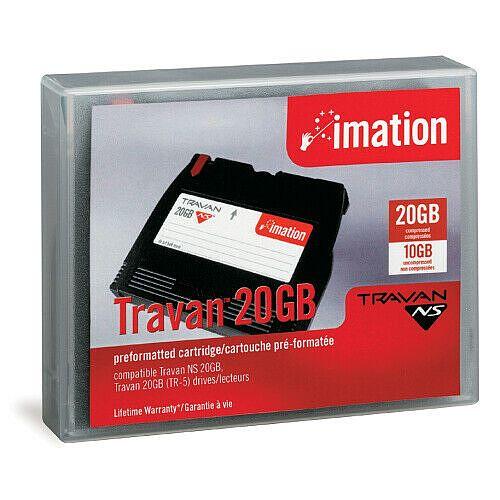 3 cartouches IMATION TRAVAN 20GB usagées