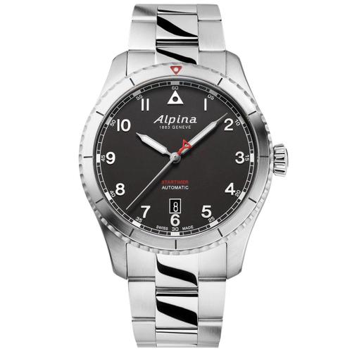 Alpina Montre Argent Analogique Hommes Startimer Pilot Al-525bw4s26b