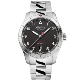 Alpina Montre Argent Analogique Hommes Startimer Pilot Al-525bw4s26b