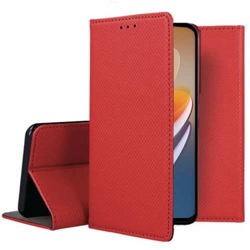 Housse Pour Oppo Reno 8 Pro 5g - Etui Coque Pochette Portefeuille + Film Ecran - Rouge Magnet