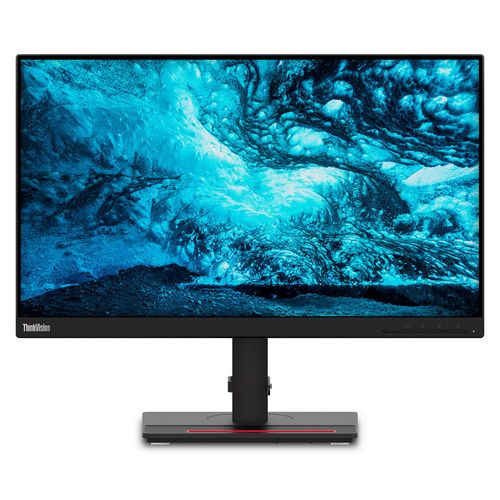 Lenovo ThinkVision T23i-20 - Écran LED - 23" - 1920 x 1080 Full HD (1080p) @ 60 Hz - IPS - 250 cd/m² - 1000:1 - 4 ms - HDMI, VGA, DisplayPort - noir corbeau - pour ThinkPad P15 Gen 2 20YQ