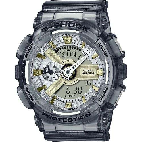 Casio Montre Gris Analogique - Digital Femmes G-Shock Gma-S120gs-8aer