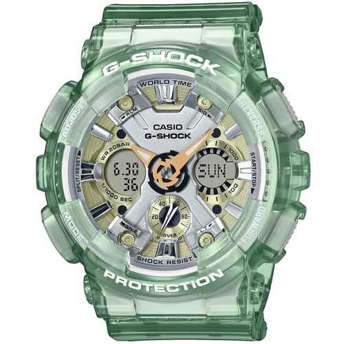 Casio Montre Vert Analogique - Digital Femmes G-Shock Gma-S120gs-3aer