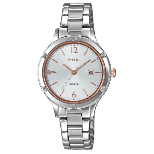 Casio Montre Argent Analogique Femmes Sheen She-4533d-7auer