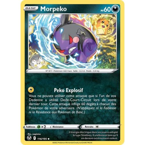 Carte Pokemon - Morpeko - 116/195 - Eb12 Tempête Argentée -
