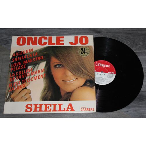 33t Lp Sheila Oncle Jo / Arlequin / Il Est Tellement Jaloux / Love Maestro Please / La Colline De Santa Maria / Sheila La La / Fernando Etc