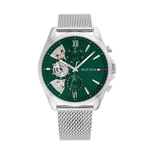 Tommy Hilfiger - Montre Homme Baker Vert 1710647 - Argenté