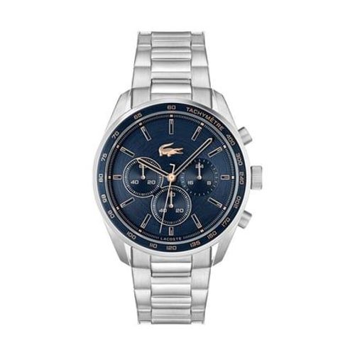 Lacoste - Montre Homme Boston Bleu 2011380 - Argenté