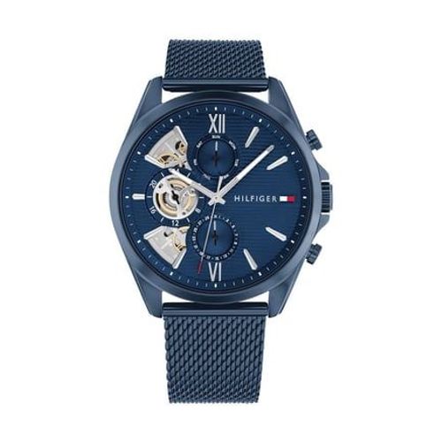Tommy Hilfiger - Montre Homme Baker Bleu 1710648 - Bleu