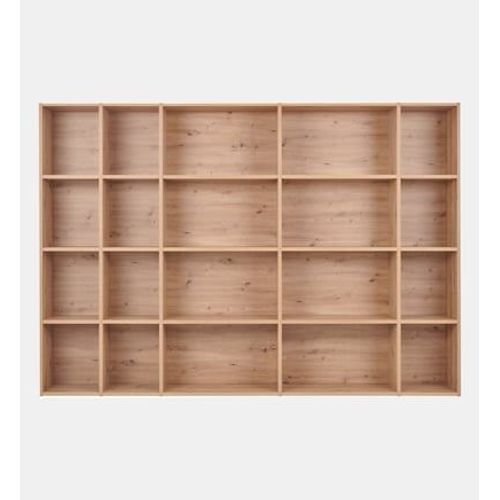 Camif - Bibliothèque Décor Bois Grande Version Marlone - Marron