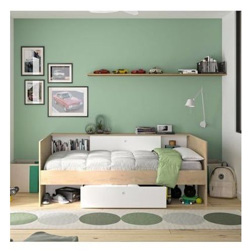 Camif - Lit Rangement Gianny - Blanc