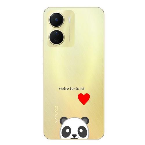 Coque Vivo Y16 Panda Emojii Personnalisee